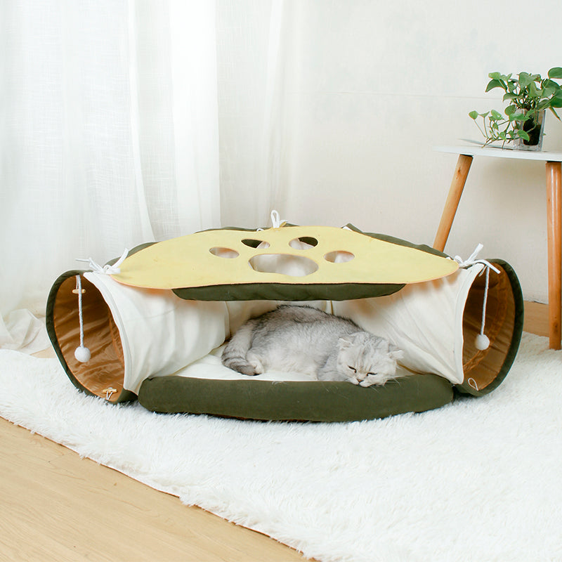Foldable Cat Tunnel Toy