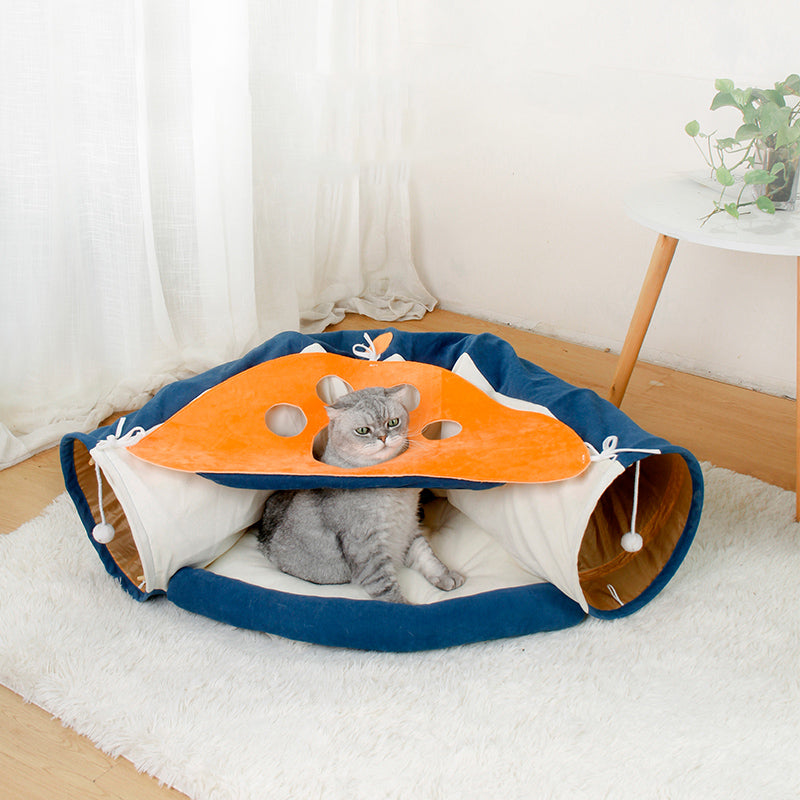 Foldable Cat Tunnel Toy