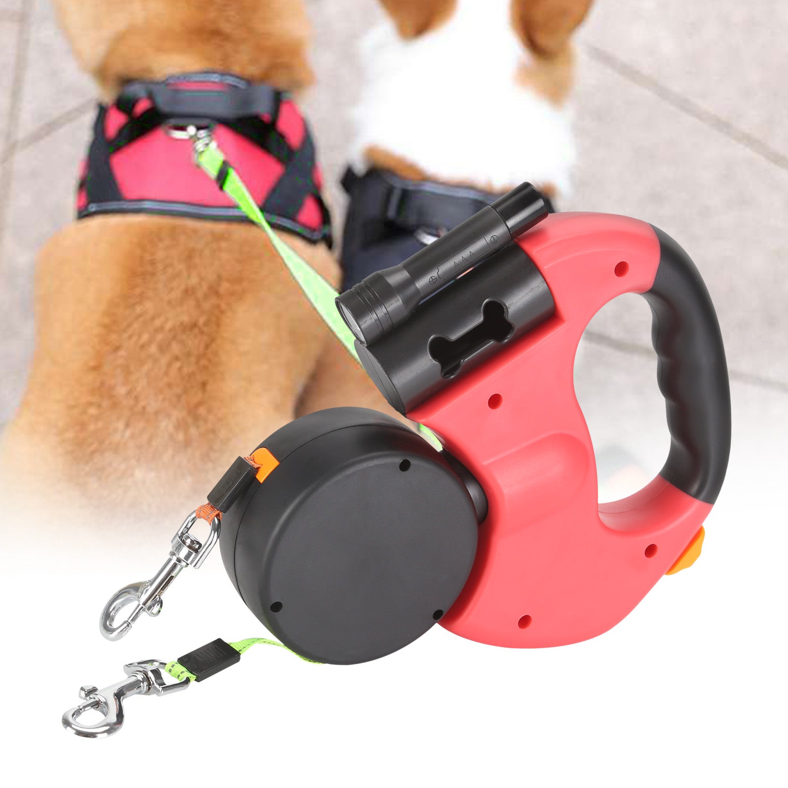 3 in 1 Retractable Dog Leash