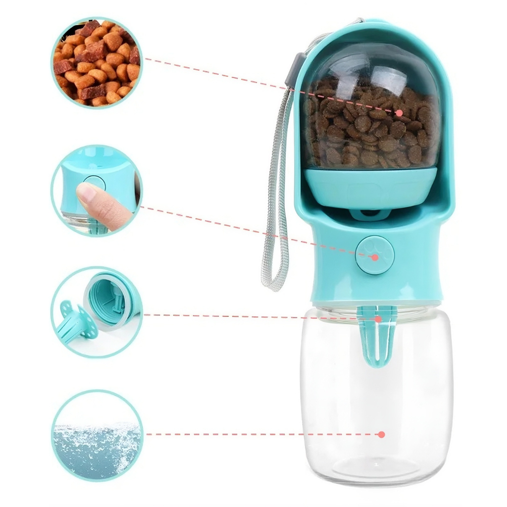 Portable Dog Water & Food Dispenser