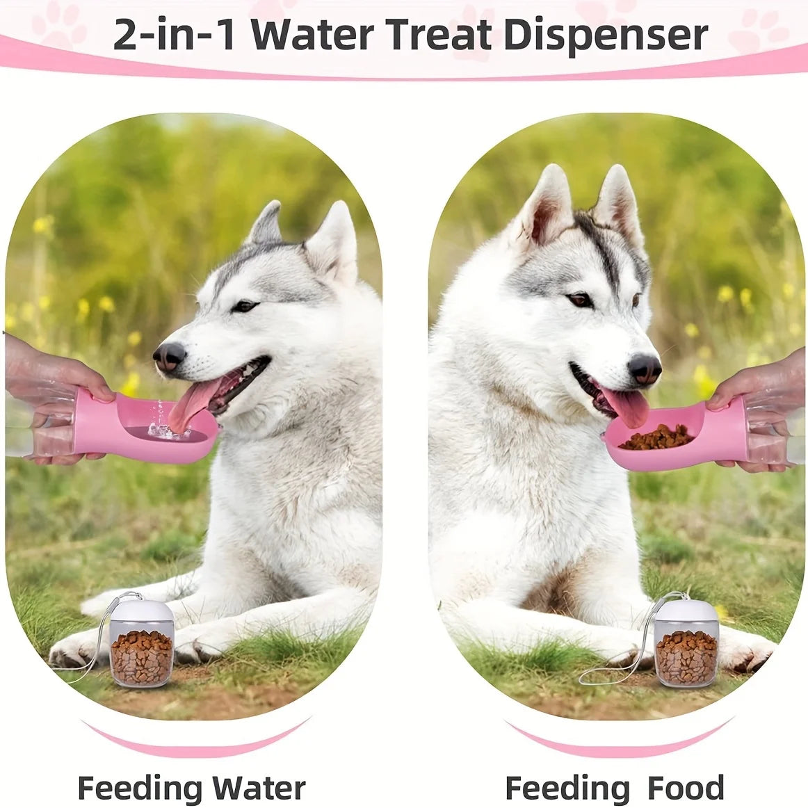 Portable Dog Water & Food Dispenser