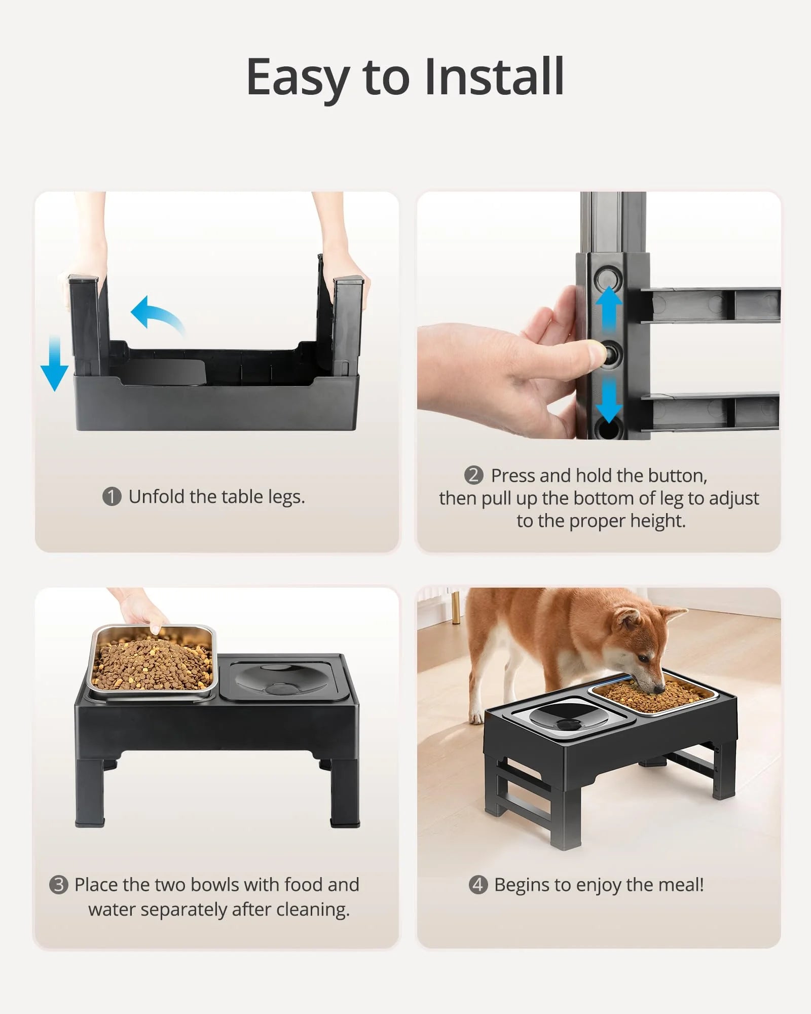 Elevated Dog Bowl Stand