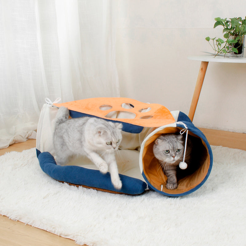 Foldable Cat Tunnel Toy