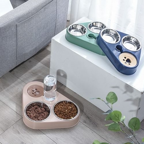 Raised Dog Bowl Set (3 in 1)