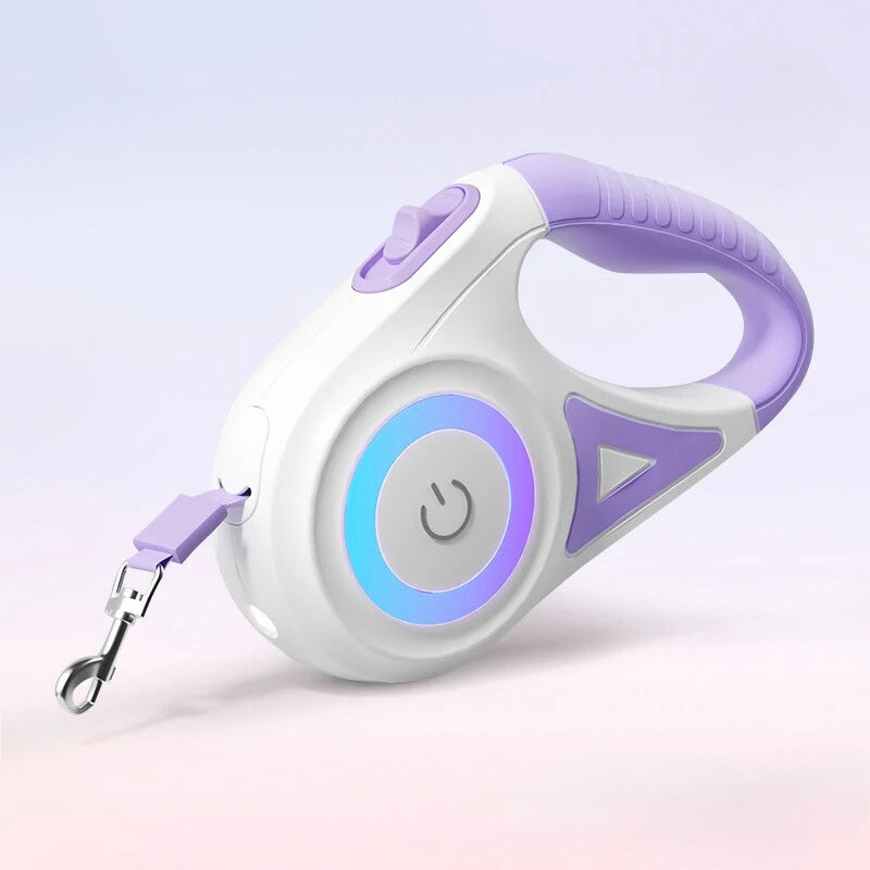 LED Retractable Dog Leash