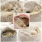 Covered Cat Nest Bed