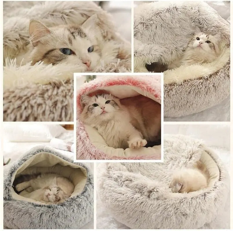 Covered Cat Nest Bed