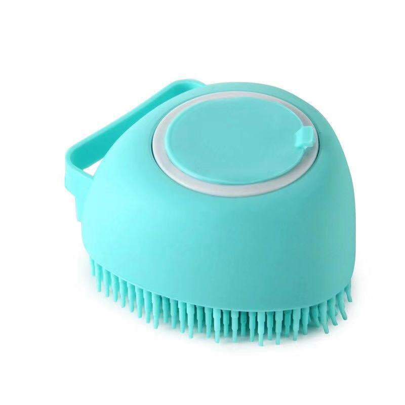 Dog Bath Brush with Shampoo Dispenser