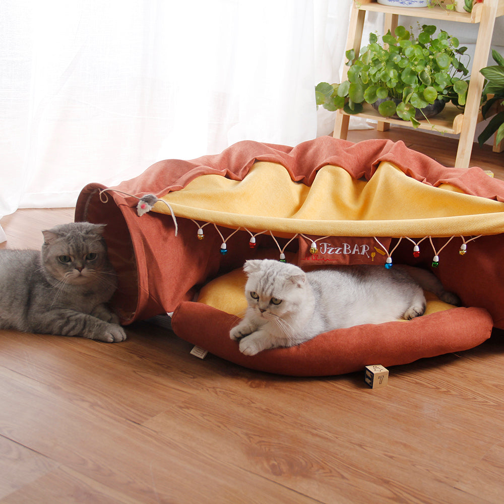 Foldable Cat Tunnel Toy