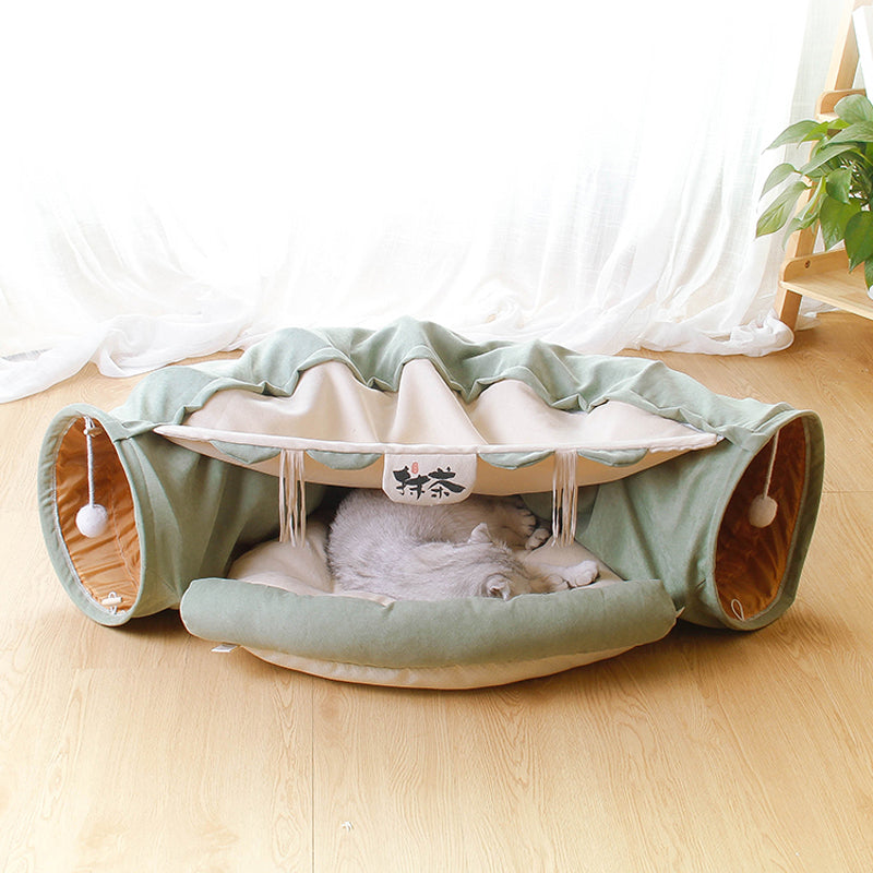 Foldable Cat Tunnel Toy