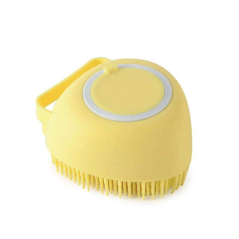 Dog Bath Brush with Shampoo Dispenser