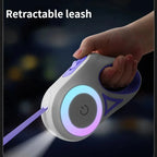 LED Retractable Dog Leash