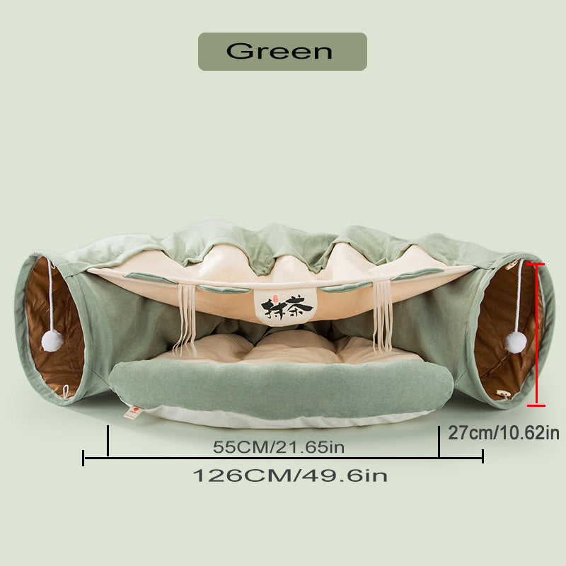 Foldable Cat Tunnel Toy