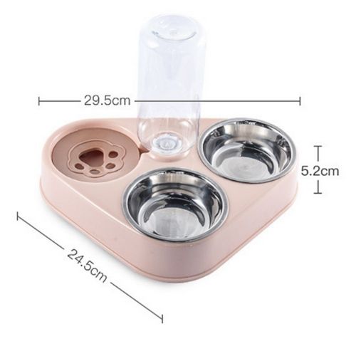 Raised Dog Bowl Set (3 in 1)