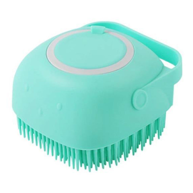 Dog Bath Brush with Shampoo Dispenser