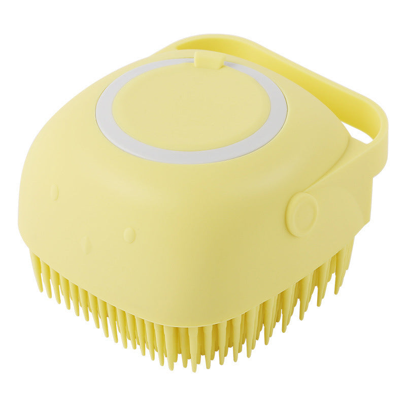 Dog Bath Brush with Shampoo Dispenser