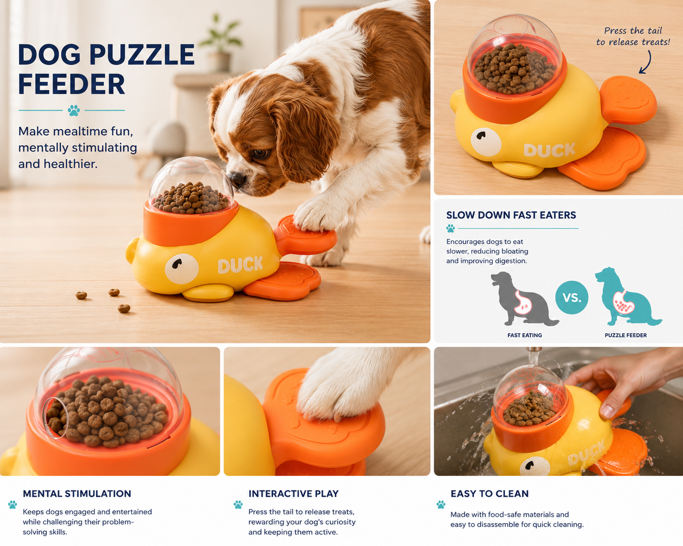 Dog Puzzle Feeder Toy