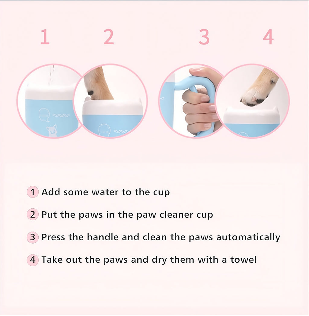 Dog Paw Washer Cup
